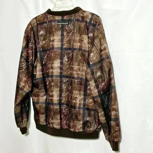 🛑 Vintage Forrester's Outerwear Mens Pullover Reversible Polyester Jacket LG - Picture 3 of 5